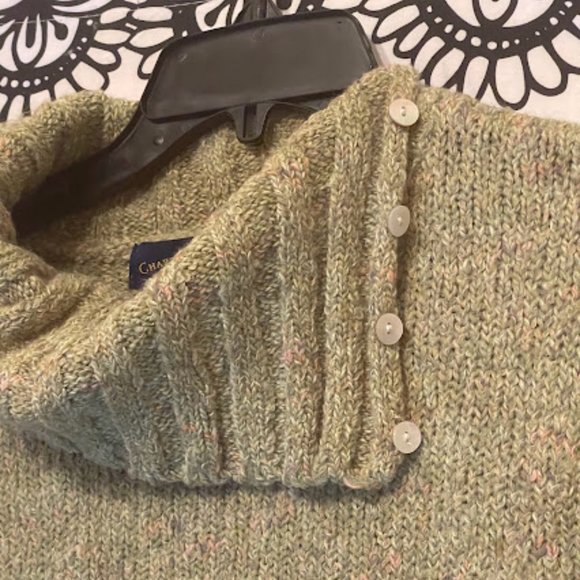 Women's Chunky Cable Charter Club Sweater - Picture 3 of 4